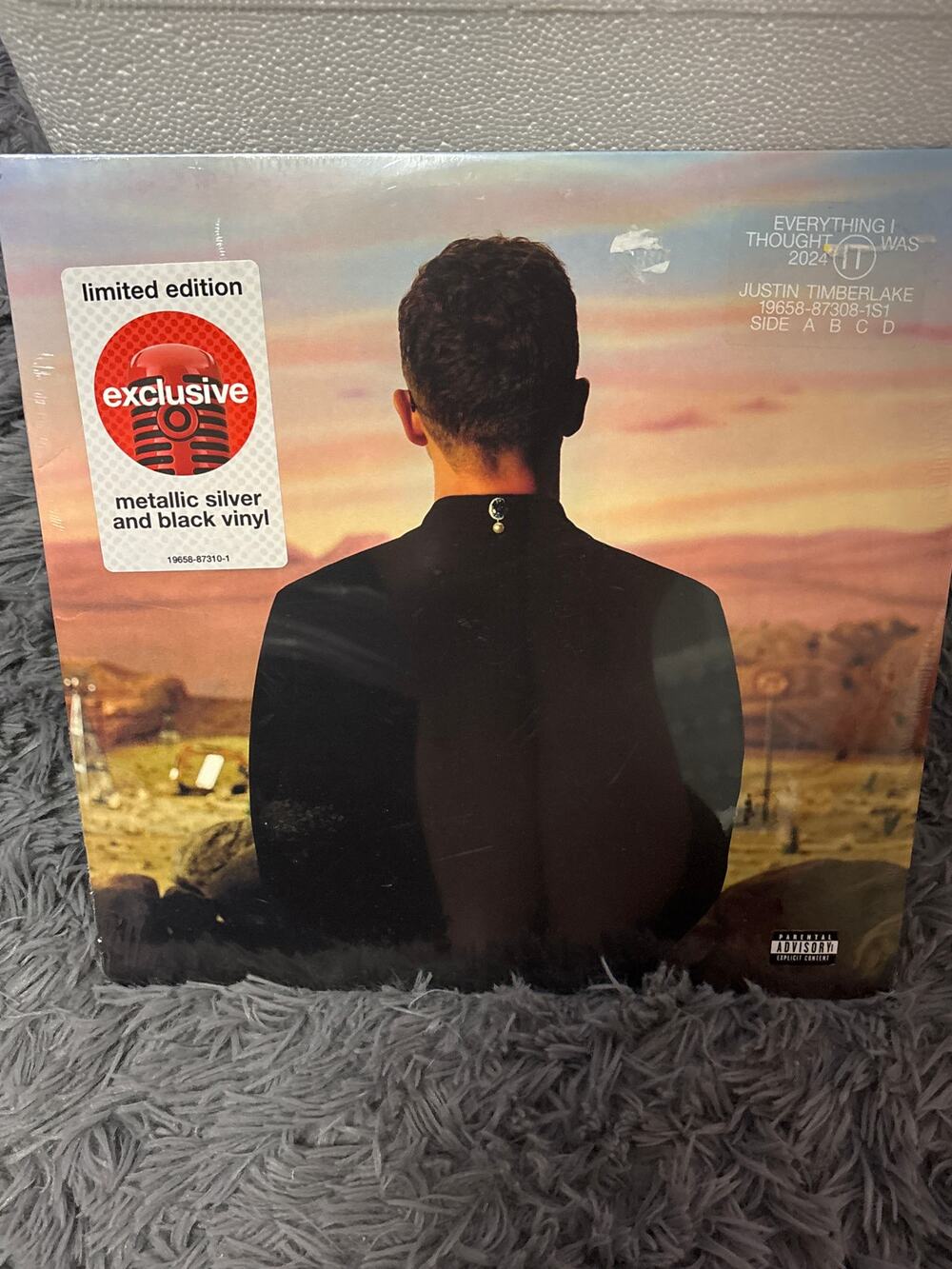 limited edition metallic vinyl Justin Timberlake Everything I Thought It Was